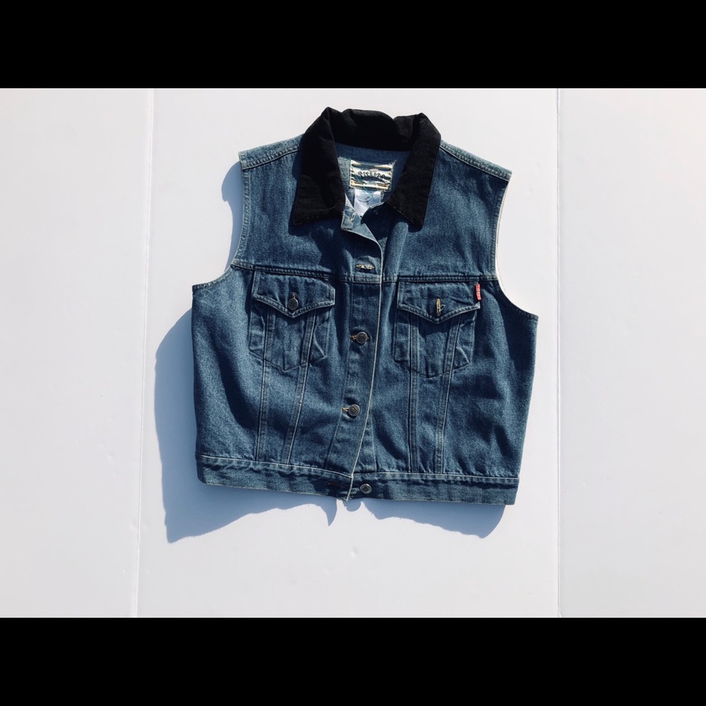 Denim women’s vest Tickets clothing